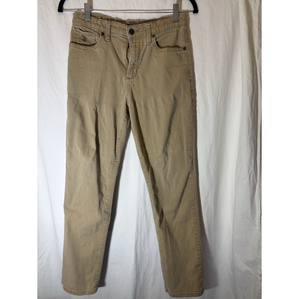 US Polo Assn boys‎ chino khaki denim pants jeans school XL 16 Y39